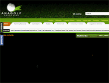 Tablet Screenshot of anagolf.org
